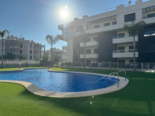 Πισίνα στο ή κοντά στο luxe appartement met zwembad