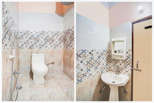 Ένα μπάνιο στο Super Hotel O Jankipuram Vikas Nagar