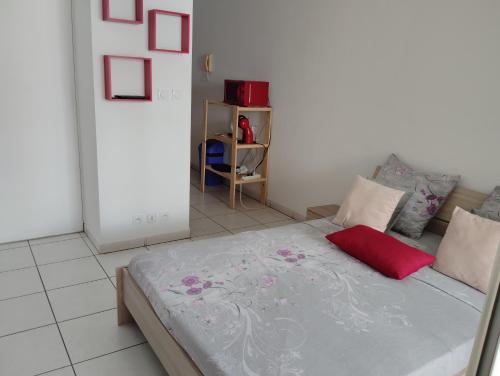 Postel nebo postele na pokoji v ubytování Studio Vanille - Vue Mer