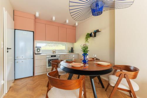 Dapur atau dapur kecil di Leśny Duet 2