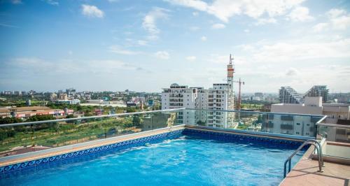 Bazén v ubytování Oasis nebo v jeho okolí