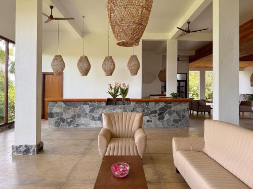 Posezení v ubytování Coastline Mirissa Boutique hotel and Spa