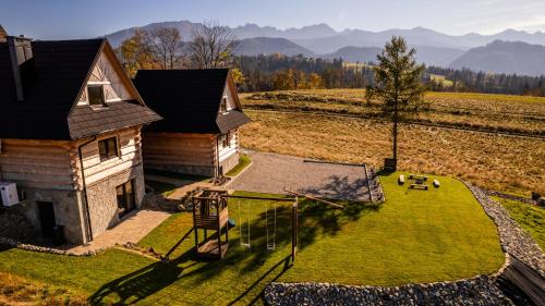 Domki na Gawlakach , z sauną i widokiem na góry