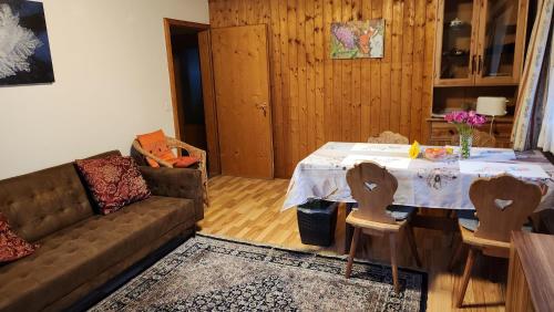 Posezení v ubytování B&B St Moritz
