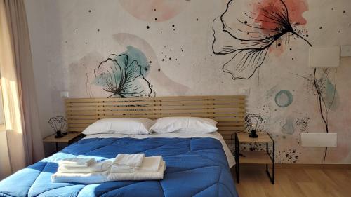 Postel nebo postele na pokoji v ubytování B&B 3Rome Salaria