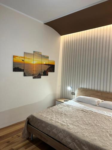 Katil atau katil-katil dalam bilik di B&B SerAngi - il piacere di sentirsi a casa