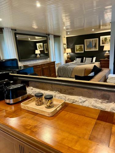Η κουζίνα ή μικρή κουζίνα στο Holiday home Haras du Ry