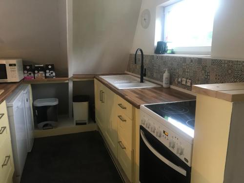 Kuchyň nebo kuchyňský kout v ubytování Maison des Dunes
