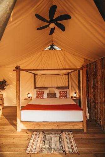 Postel nebo postele na pokoji v ubytování Glamping Entre Rios