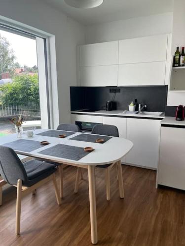 Una cocina o cocineta en Amazing sunny flat with a big terrace