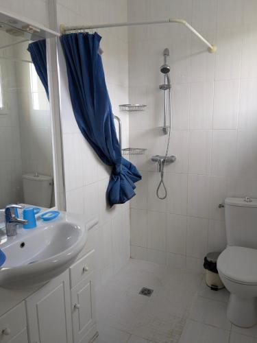 Koupelna v ubytování Le gîte fleuri