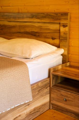 Cama o camas de una habitación en Hotel Ushba Hill