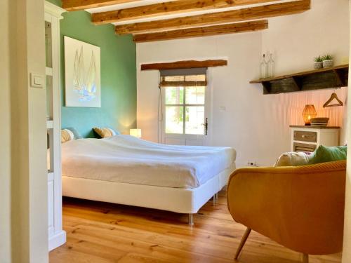 Giường trong phòng chung tại B&B La Paillole