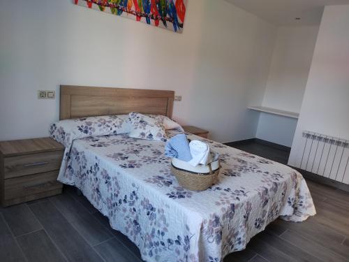 Ένα ή περισσότερα κρεβάτια σε δωμάτιο στο Casa Cañotas