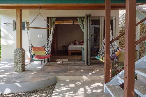 Balkón nebo terasa v ubytování Casita Morpho, high speed wifi