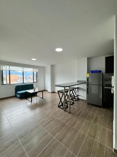 Kuchyň nebo kuchyňský kout v ubytování HostelFC JVargas