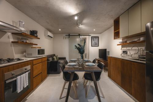 Dapur atau dapur kecil di Departamentos Central by VIATO