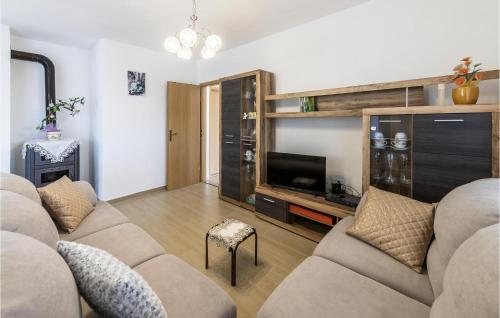 TV a/nebo společenská místnost v ubytování 2 Bedroom Nice Home In Krnica