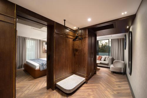 Katil atau katil-katil dalam bilik di Bentley Hotel Old City-Special Class