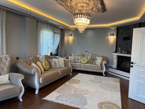Χώρος καθιστικού στο The Villa of Istanbul