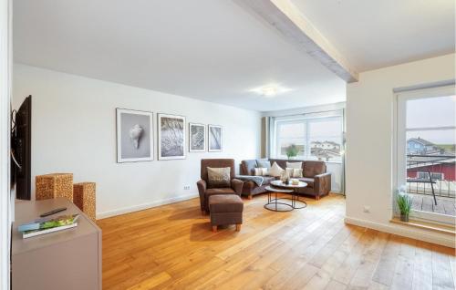 Χώρος καθιστικού στο Stunning Apartment In Dagebüll