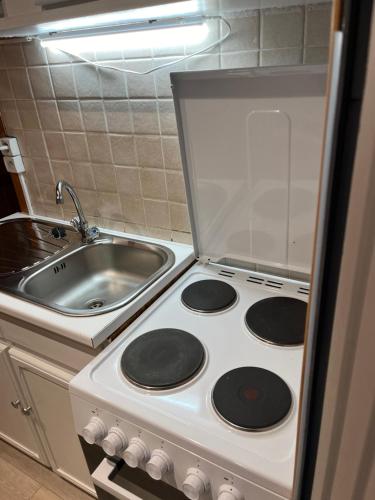 Kuchyň nebo kuchyňský kout v ubytování Le chalet Ida avec emplacement voiture