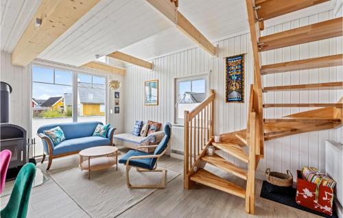 Χώρος καθιστικού στο Ferienhaus Himmelblau