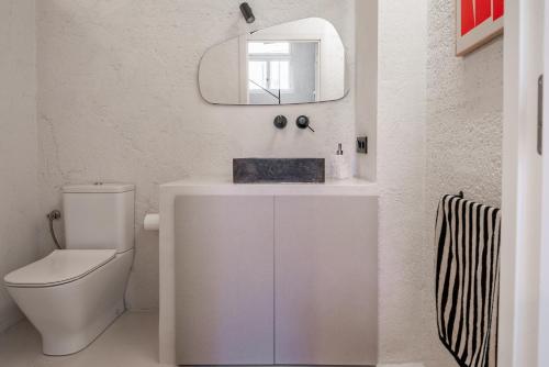 Ένα μπάνιο στο Apartamento en la naturaleza