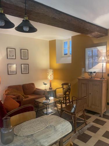 Posezení v ubytování Coeur de ville Mortagne-au-Perche