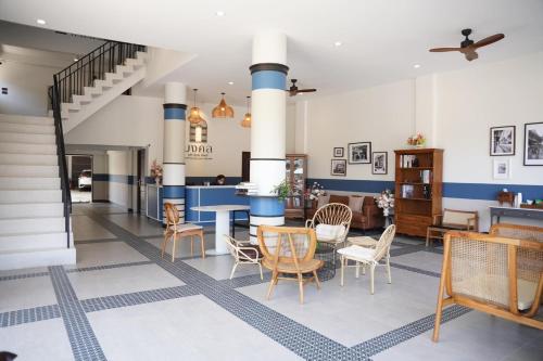 Χώρος καθιστικού στο Mongkhon Boutique Hotel