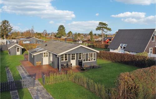 an aerial view of a house with a yard at Beautiful Home In Bogense With Wifi in Bogense