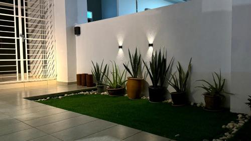 Taman di luar Casa Le Seabreeze