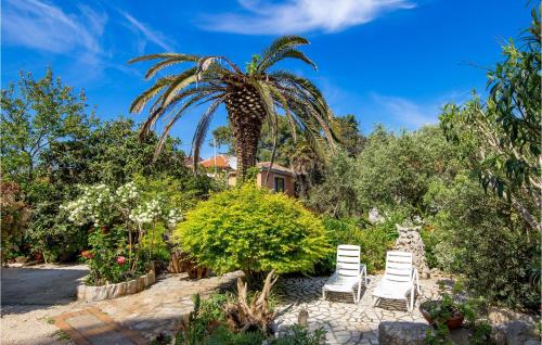 Zahrada ubytování Awesome Home In Veli Losinj