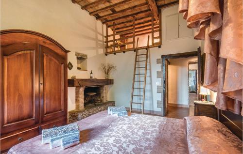 Ένα ή περισσότερα κρεβάτια σε δωμάτιο στο Sanquirico