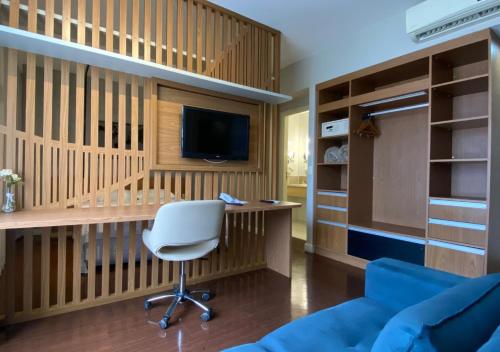 Μια τηλεόραση ή/και κέντρο ψυχαγωγίας στο lindo flat no mercure