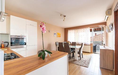 Kuchyňa alebo kuchynka v ubytovaní 2 Bedroom Stunning Apartment In Orebic