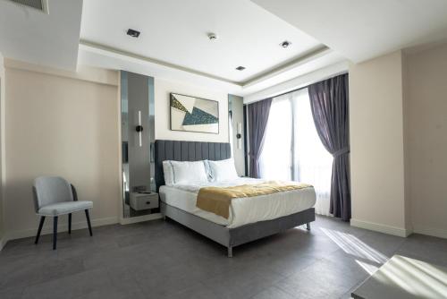 Postel nebo postele na pokoji v ubytování Alion Hotel