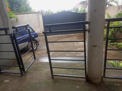 a pair of bunk beds on a porch at Sour sop Guest House in Kampala