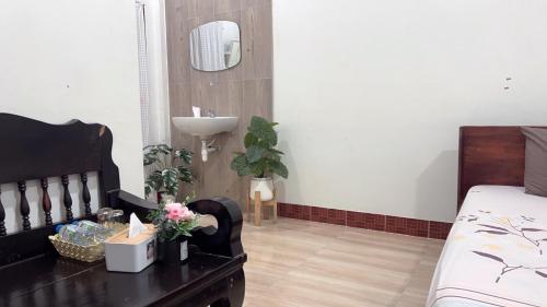 Ένα ή περισσότερα κρεβάτια σε δωμάτιο στο เกษมสุขรีสอร์ท Kasamesuk Resort