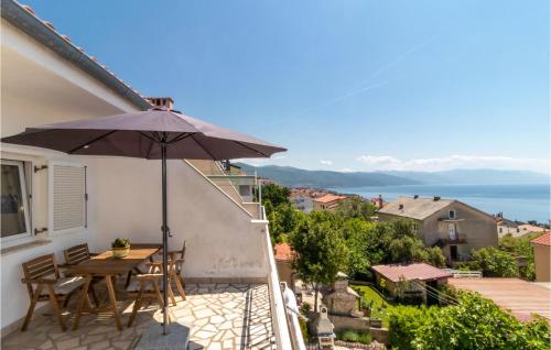 1 Bedroom Stunning Apartment In Novi Vinodolski