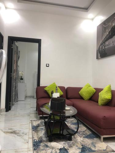 Χώρος καθιστικού στο STUDIO MEUBLE DAKAR Suite 1