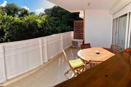 Balkón nebo terasa v ubytování Appartement Floralia, T3 près du Jardin de Balata