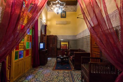 Zona de estar de Riad Ibn Khaldoun