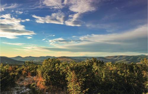 a view of the mountains from the top of a hill at Cozy Home In Neoric With Wifi in Neorić