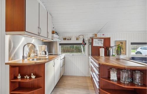 Dapur atau dapur kecil di Awesome Home In Hemmet With Kitchen