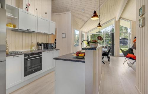 Η κουζίνα ή μικρή κουζίνα στο Pet Friendly Home In Rødby With Kitchen
