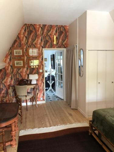 Posezení v ubytování Chambre normande