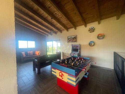 Herní místnost v ubytování Cabaña Roca