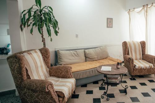 Χώρος καθιστικού στο Casa Mechi