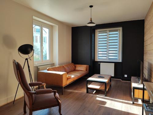 Cama o camas de una habitación en Le spitzacker gîte familial au calme